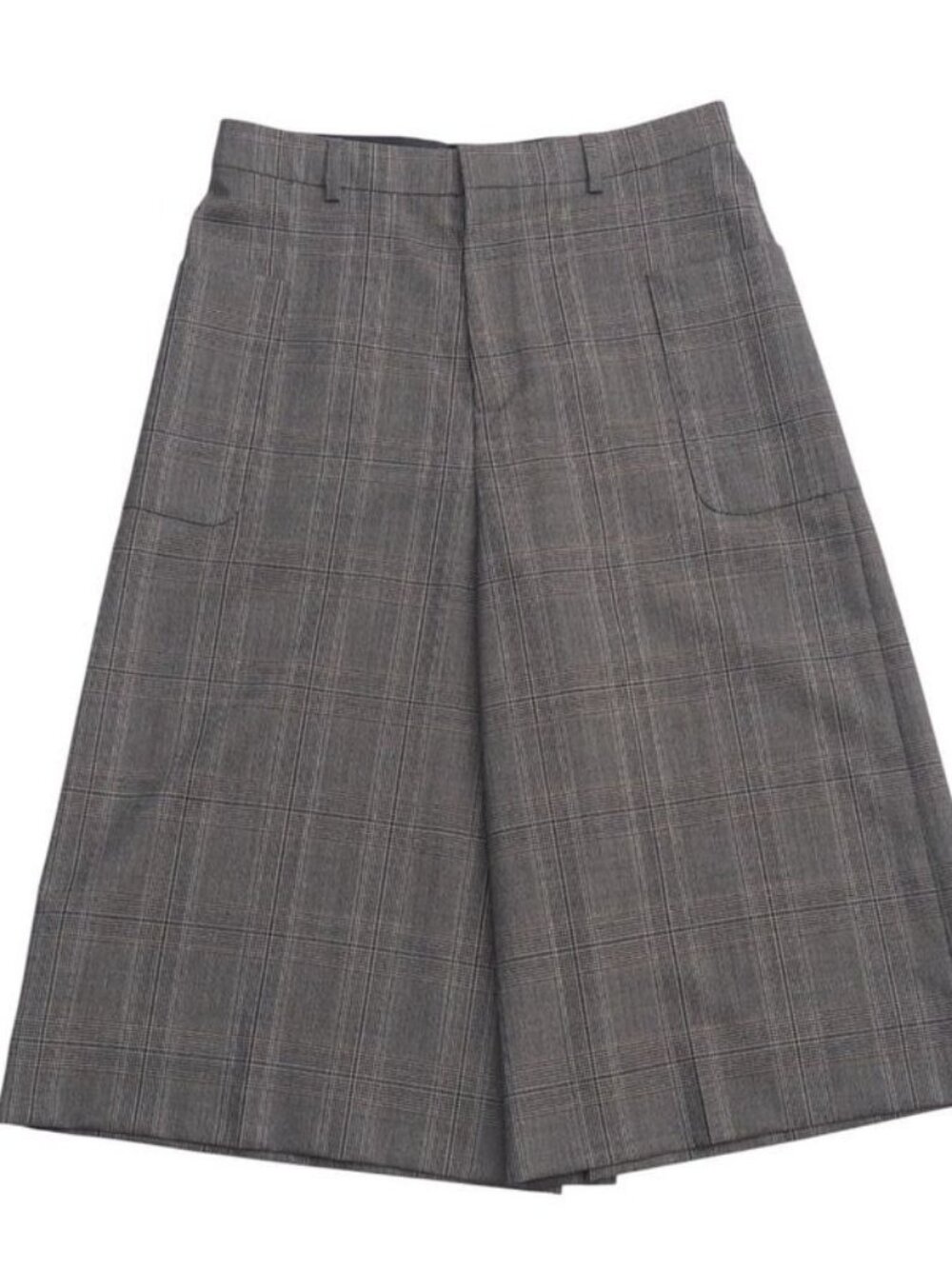 Celine Pants Size 40 Wide Cropped Checked